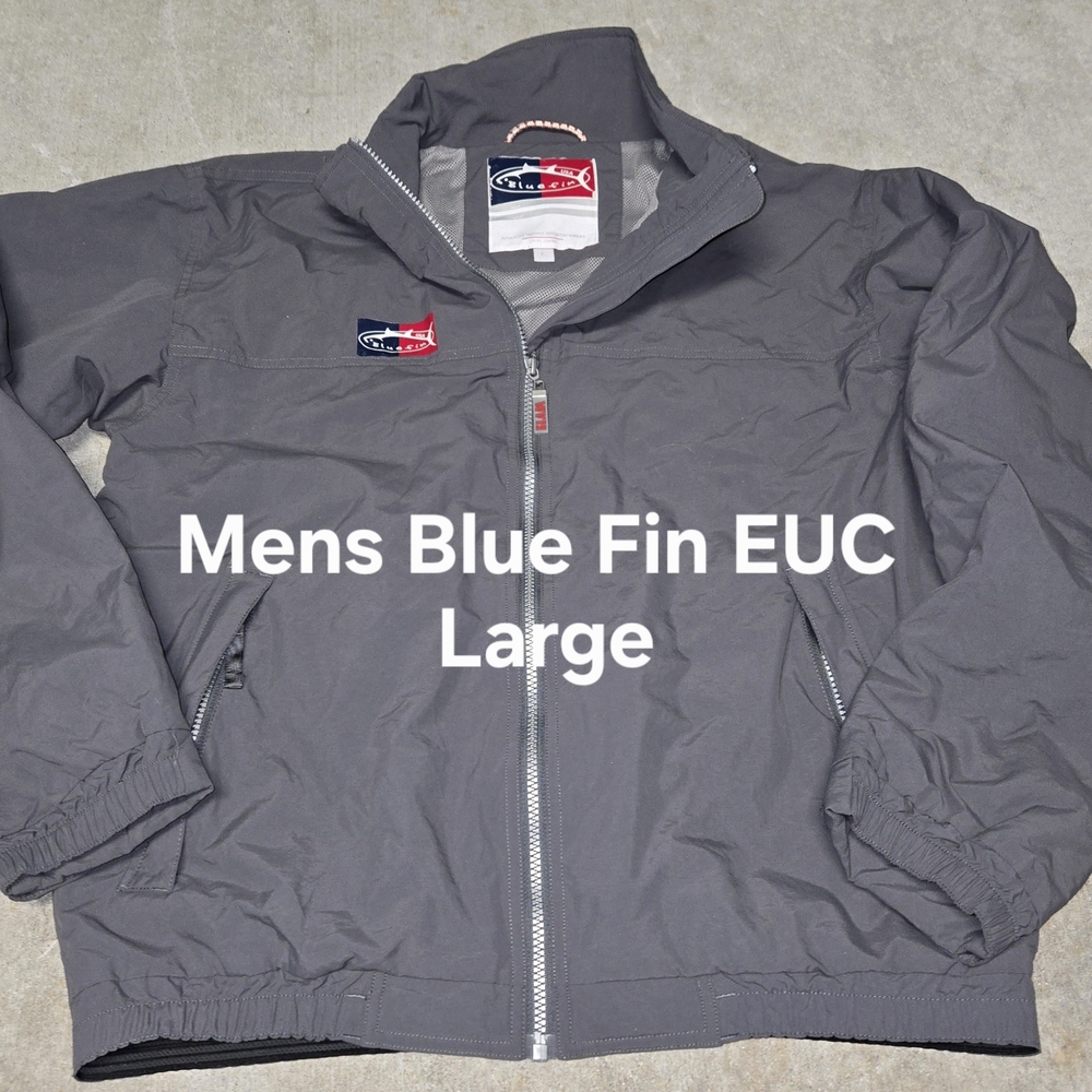 Blue Fin Men's Gray Raincoat